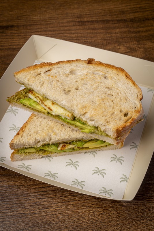 Halloumi Avocado Sandwich