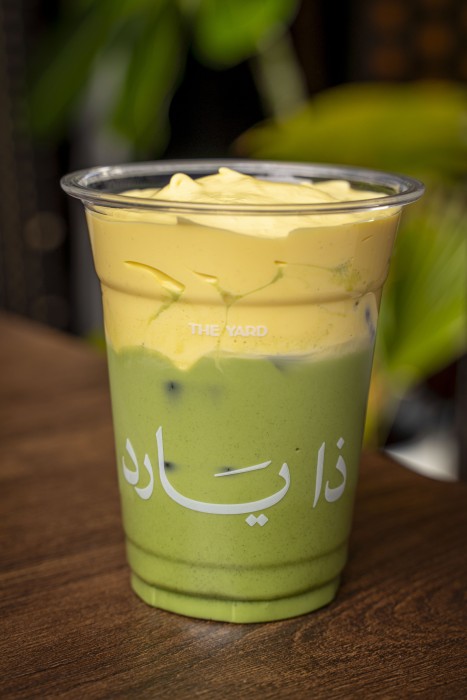 Matcha - Mango foam