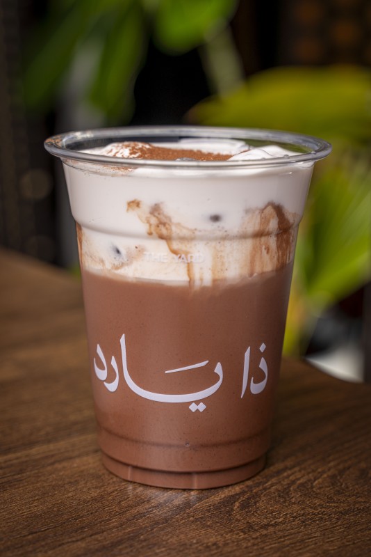 Iced salted chocolate 